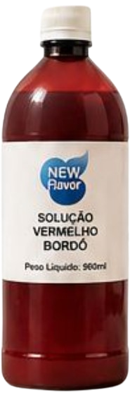 SOLUÇÃO DE CORANTE VERMELHO BORDÔ